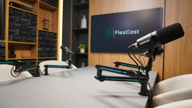 Estúdio Podcast Flexcast