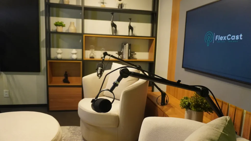 Estúdio Podcast Flexcast